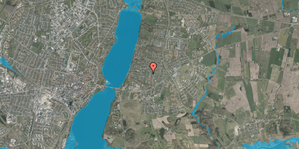 Oversvømmelsesrisiko fra vandløb på Rådyrhøjen 7, 8800 Viborg