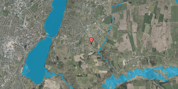 Oversvømmelsesrisiko fra vandløb på Saturnvej 6, 8800 Viborg
