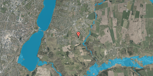 Oversvømmelsesrisiko fra vandløb på Saturnvej 9, 8800 Viborg