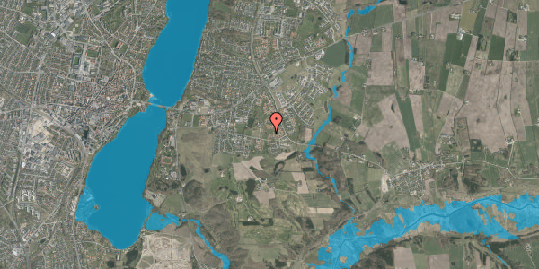 Oversvømmelsesrisiko fra vandløb på Saturnvej 43, 8800 Viborg