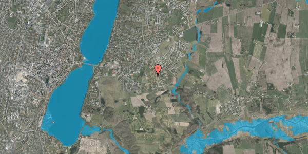Oversvømmelsesrisiko fra vandløb på Saturnvej 52, 8800 Viborg
