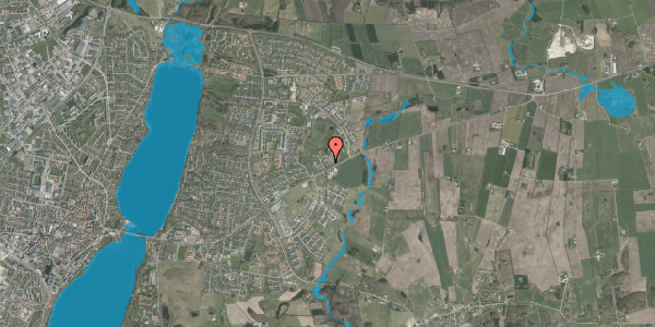 Oversvømmelsesrisiko fra vandløb på Skaglen 12, 8800 Viborg