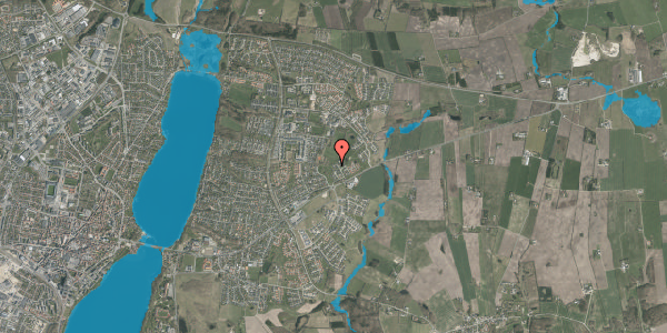 Oversvømmelsesrisiko fra vandløb på Skaglen 33, 8800 Viborg