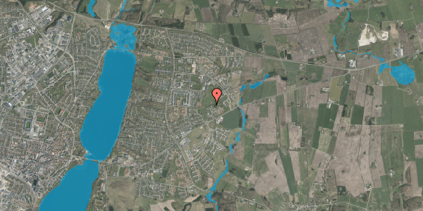 Oversvømmelsesrisiko fra vandløb på Skaglen 43, 8800 Viborg