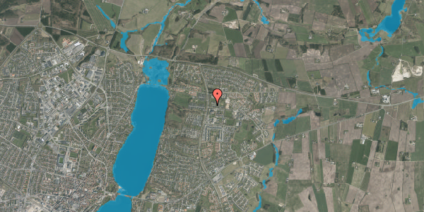 Oversvømmelsesrisiko fra vandløb på Skaldehøjvej 1, 8800 Viborg