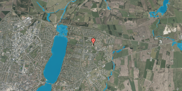 Oversvømmelsesrisiko fra vandløb på Skaldehøjvej 113, 8800 Viborg