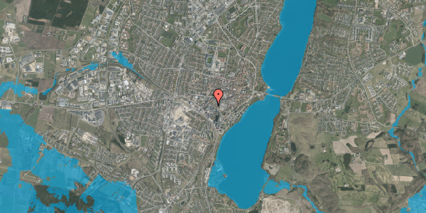 Oversvømmelsesrisiko fra vandløb på Skansebakken 2A, kl. , 8800 Viborg