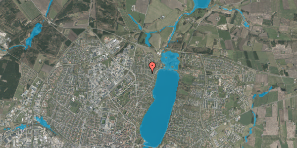 Oversvømmelsesrisiko fra vandløb på Skinfaxevej 2, 8800 Viborg