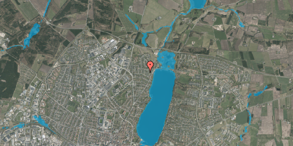 Oversvømmelsesrisiko fra vandløb på Skinfaxevej 6, 8800 Viborg