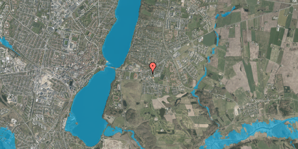 Oversvømmelsesrisiko fra vandløb på Skolevej 3, 8800 Viborg