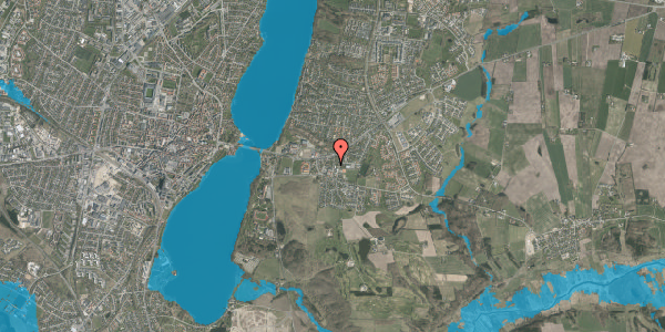 Oversvømmelsesrisiko fra vandløb på Skolevej 8, 8800 Viborg