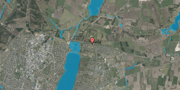 Oversvømmelsesrisiko fra vandløb på Skovbakkevej 38, 8800 Viborg