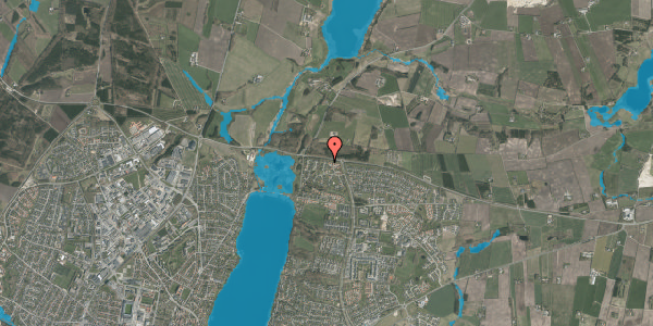 Oversvømmelsesrisiko fra vandløb på Skovbakkevej 60, 8800 Viborg