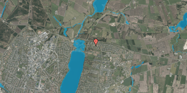 Oversvømmelsesrisiko fra vandløb på Skovbakkevej 65, 8800 Viborg