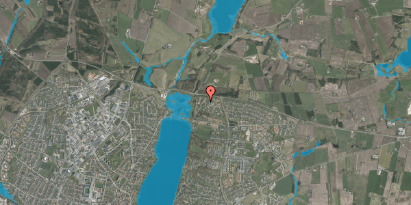 Oversvømmelsesrisiko fra vandløb på Skovbakkevej 76, 8800 Viborg