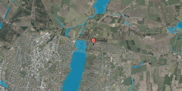 Oversvømmelsesrisiko fra vandløb på Skovbakkevej 95, 8800 Viborg