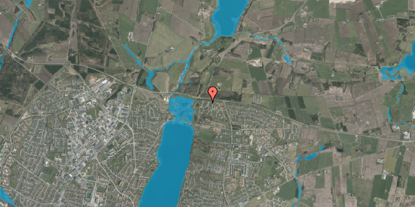 Oversvømmelsesrisiko fra vandløb på Skovbakkevej 96A, 8800 Viborg