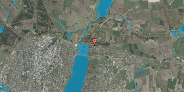 Oversvømmelsesrisiko fra vandløb på Skovbakkevej 116, 8800 Viborg
