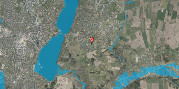 Oversvømmelsesrisiko fra vandløb på Skriversvej 3A, 8800 Viborg