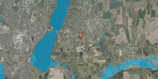 Oversvømmelsesrisiko fra vandløb på Skriversvej 3B, 8800 Viborg