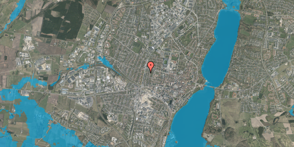 Oversvømmelsesrisiko fra vandløb på Slesvigsgade 12, 8800 Viborg