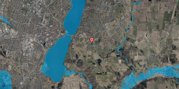 Oversvømmelsesrisiko fra vandløb på Smedegårdsvej 3, st. , 8800 Viborg