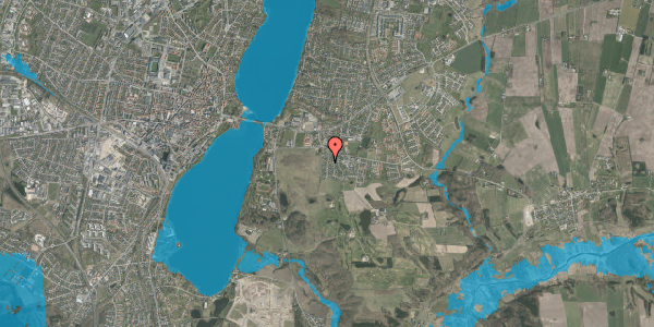 Oversvømmelsesrisiko fra vandløb på Smedegårdsvej 12, 8800 Viborg