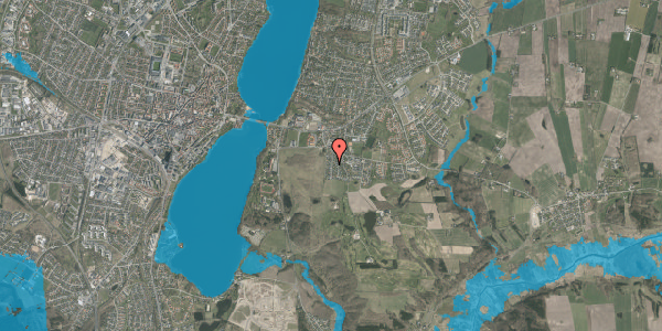 Oversvømmelsesrisiko fra vandløb på Smedegårdsvej 14, 8800 Viborg