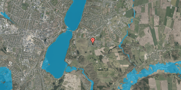 Oversvømmelsesrisiko fra vandløb på Smedegårdsvej 23, 8800 Viborg