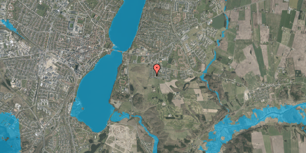 Oversvømmelsesrisiko fra vandløb på Smedegårdsvej 25, 8800 Viborg