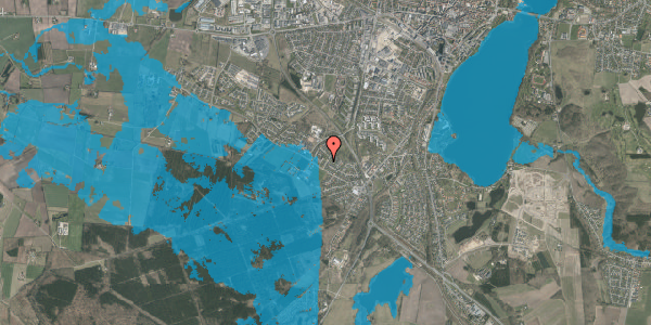 Oversvømmelsesrisiko fra vandløb på Solbærvej 7, 8800 Viborg
