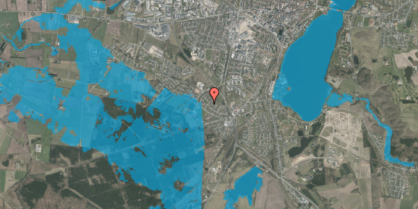 Oversvømmelsesrisiko fra vandløb på Solbærvej 12, 8800 Viborg