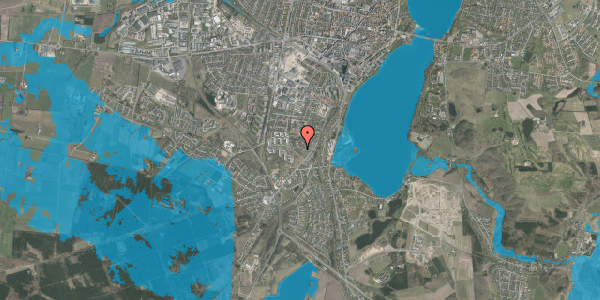 Oversvømmelsesrisiko fra vandløb på Solsikkevej 3, 8800 Viborg