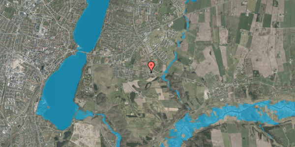 Oversvømmelsesrisiko fra vandløb på Spangsbjerg Park 3, 8800 Viborg