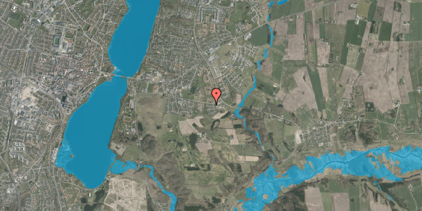 Oversvømmelsesrisiko fra vandløb på Spangsbjerg Park 4, 8800 Viborg