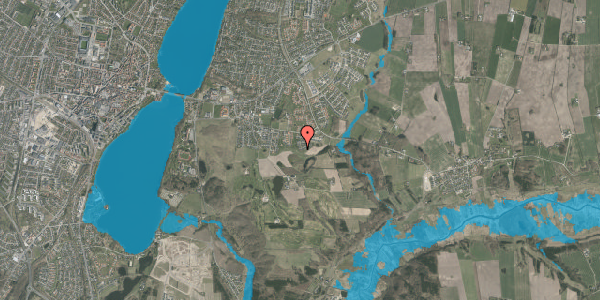 Oversvømmelsesrisiko fra vandløb på Spangsbjerg Park 23, 8800 Viborg