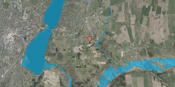 Oversvømmelsesrisiko fra vandløb på Spangsbjerg Park 44, 8800 Viborg