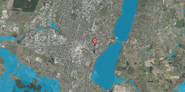 Oversvømmelsesrisiko fra vandløb på Sparregade 6B, 1. , 8800 Viborg