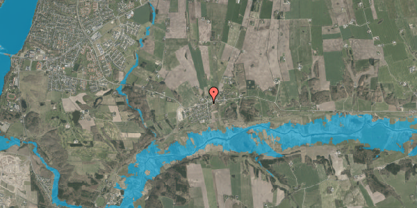 Oversvømmelsesrisiko fra vandløb på Stationsvej 1A, 8800 Viborg