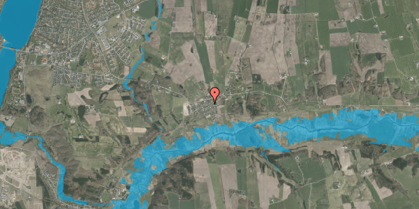 Oversvømmelsesrisiko fra vandløb på Stationsvej 16, 8800 Viborg