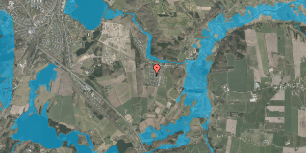 Oversvømmelsesrisiko fra vandløb på Stenshøj 16, 8800 Viborg