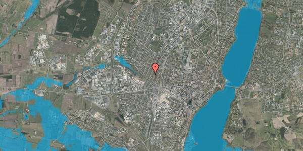 Oversvømmelsesrisiko fra vandløb på Sverrigsvej 14, 8800 Viborg