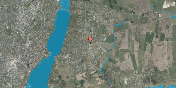 Oversvømmelsesrisiko fra vandløb på Svinglen 10, 8800 Viborg