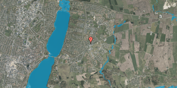 Oversvømmelsesrisiko fra vandløb på Svinglen 14, 8800 Viborg