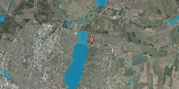 Oversvømmelsesrisiko fra vandløb på Søbakken 4, 8800 Viborg