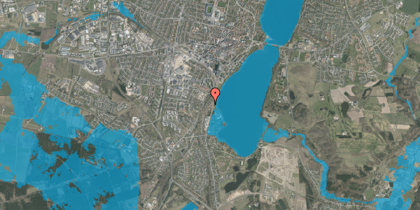Oversvømmelsesrisiko fra vandløb på Sønder Alle 6, 8800 Viborg