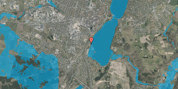 Oversvømmelsesrisiko fra vandløb på Sønder Alle 7, 8800 Viborg