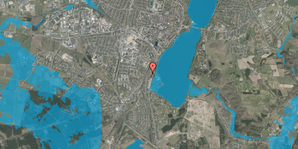Oversvømmelsesrisiko fra vandløb på Sønder Alle 22, 8800 Viborg