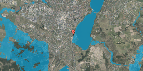 Oversvømmelsesrisiko fra vandløb på Sønder Alle 31, 8800 Viborg