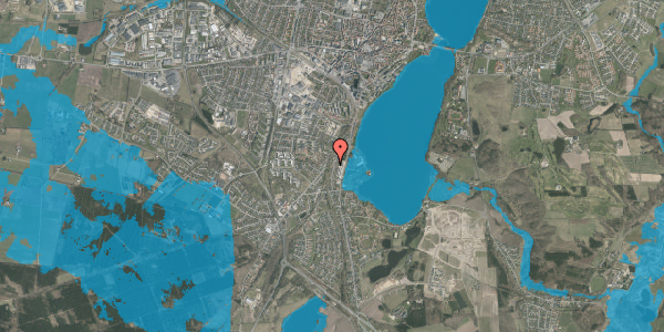 Oversvømmelsesrisiko fra vandløb på Sønder Alle 32, 8800 Viborg